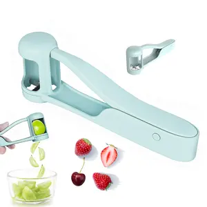 Grape Cutter for Toddlers 1-3, Grape Slicer KitchenGadgetfor Vegetable Fruit Salad Cake Decor StainlessSteel BabyGrape Quarter Cutter Tool for Cherry TomatoStrawberryBlueberry Utensils Lightweight