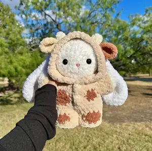 Pajama Bunny Crochet Cute Bunny Crochet (Handmade goods will be made by hand so the production time will be a little longer)