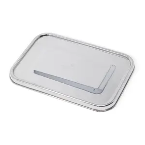 Stainless Steel Lid for 1 Tier 50 Oz, and 60 Oz Lunch Boxes