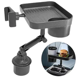 Car Tray Holder, Car Cup Holder, Multifunctional Car Tray Holder for Eating, Drinking, Working, Car Interior Accessories