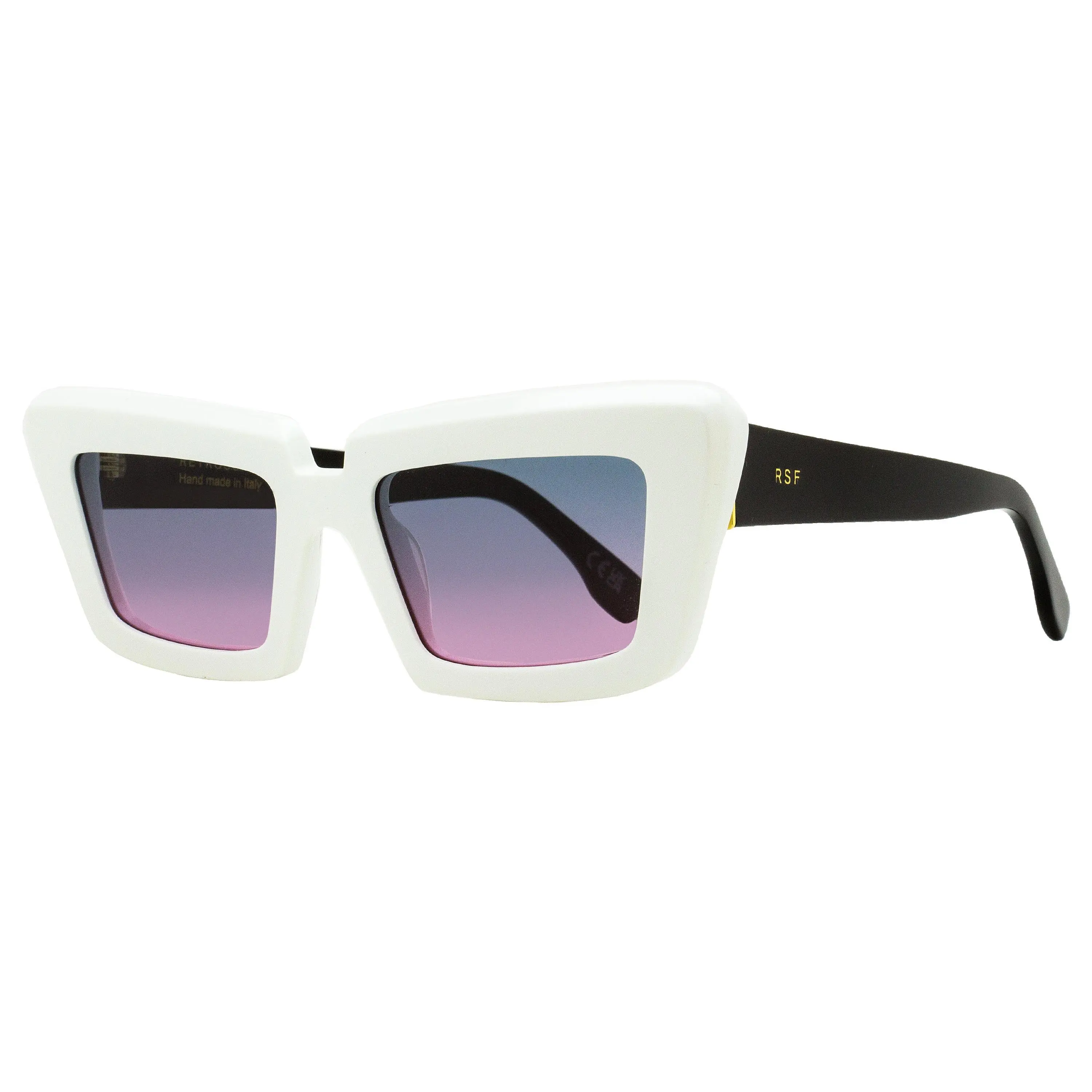 Retrosuperfuture Coccodrillo Italian Style Oversized Rectangular Men's Sunglasses, Acetate Frame with Zeiss Lenses, Italian Style Men's Sunglasses, Oversized Rectangular Frame Men's Sunglasses