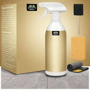 Waterproof Tile Sealer Spray - Long Lasting Clear Sealant for Shower, Floor, Kitchen - Safe Grout Protector for Stone, Marble, Bathroom - Indoor & Outdoor Use - Reusable, Non-Toxic Formula hes  vy  duty carpet  tape pandikit