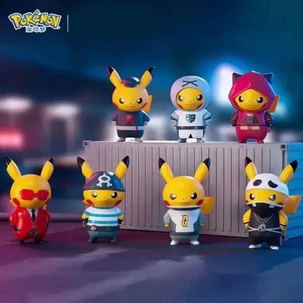 Pokémon Mischief Villain Pikachu Figures Series Blind Box 3-Inch Mini Figure Collectible Toy