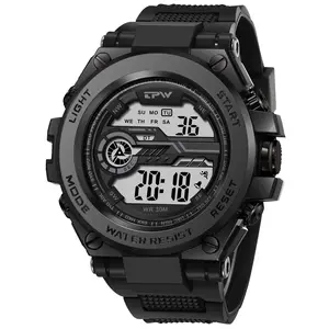 OIDEA Men's Digital Military Sport Watch, Tactical Waterproof Wrist Watch with Big Face EL Backlight Alarm Stopwatch Calendar