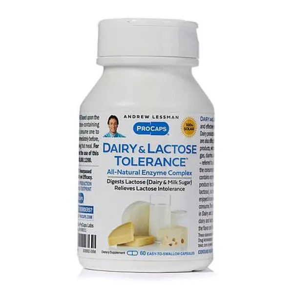 Andrew Lessman Dairy & Lactose Tolerance - 60 Capsules