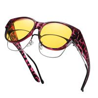 Purple Tortoise Frame Night Vision Lens