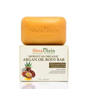 Moroccan Organic Argan Oil Body Bar with Coconut Butter & Indian Hemp Oil