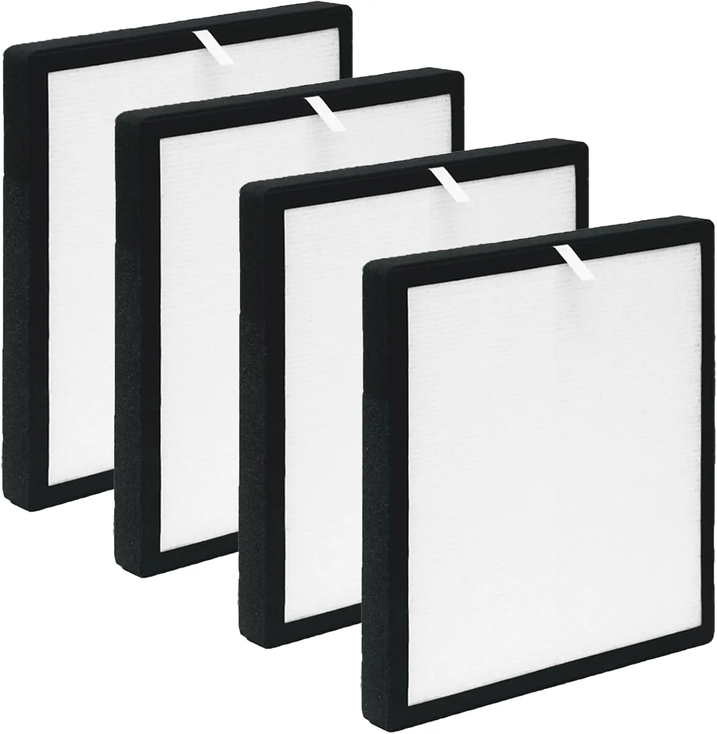 TZ-K2 Filter Replacement, Compatible with ToLife TZ-K2 Air Purifier, 3-in-1 H13 True HEPA Filter, Activated Carbon and Pre-filter, TZ-K2-A, 4 Pack