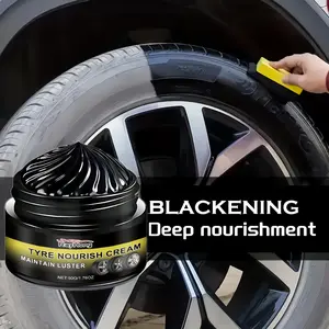 Tire Restoration Coating Paste, Car Tires, Interior Shine Cleaning Care, Repair for Plastic and Scratched Surfaces