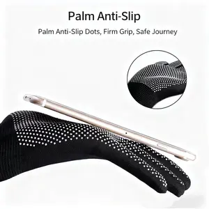 2-Finger Touchscreen Work Gloves - Premium Nylon Anti-Slip Wear-Resistant Gloves,  Outdoor Work, Gardening,Camping, Construction, Warehouse Operations & Daily Tasks，Durable Lightweight Half-Finger Gloves with Enhanced Grip,Comfortable Fit for Men & Women