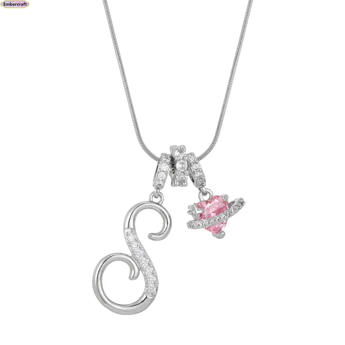 A–Z Initial Necklace for Women, Colorful Cubic Zirconia Letter Pendant, Dopamine Style Gold Tone Chain Necklace, Personalized Cute Jewelry for Daily Wear, Layering Outfit and Gift A–Z Initial Necklace for Women, Colorful Cubic Zirconia Letter Pendant, Dopamine Style Gold Tone Chain Necklace, Personalized Cute Jewelry for Daily Wear, Layering Outfit and Gift