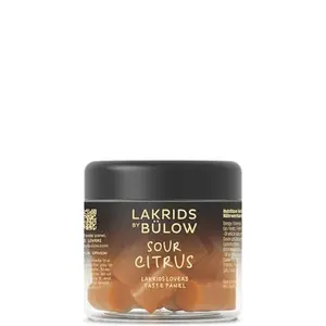 LAKRIDS BY BÜLOW - Sour Citrus - 5.3 oz - Fruity Gourmet Licorice - Authentic Scandinavian Candy Produced in Denmark