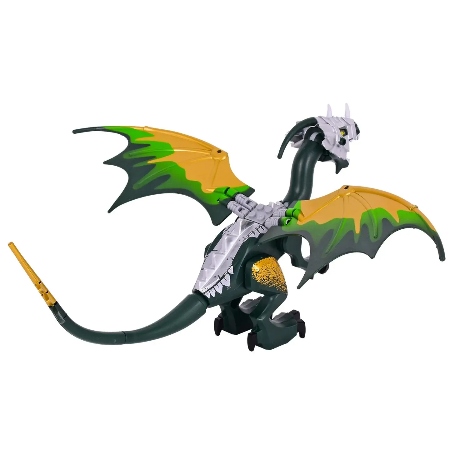 Unisex Medieval Dragon Knights MOC Set - 1pcs Dragon, Non-Toxic Durable Bricks & Parts Building Blocks, Precision Fit Smooth Edges Fantasy Knight Figure Construction Toy, All Seasons Creative STEM Kids Display Gift, Non-Toxic, Durable, Precision Fit, Smoo