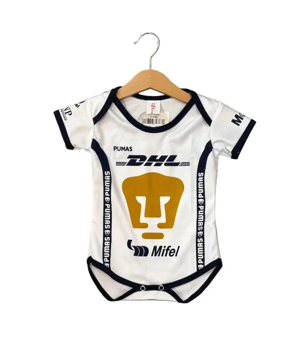 Pumas White Baby Onesie Jersey 0S0