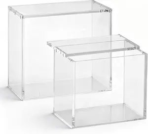 Pokemon Elite Trainer Box (ETB) Acrylic Display Case, 5mm Magnetic UV-Blocking Anti-Yellowing Dustproof Top-Loading Protector Storage Box for Serious Card Collectors