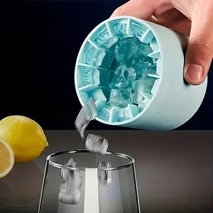 Silicone Ice Cube Mold, Quick Freeze Silicone Ice, Easy to Use, Durable Plastic Mold, Ideal for Summer, Bar, Club, Restaurant, Home