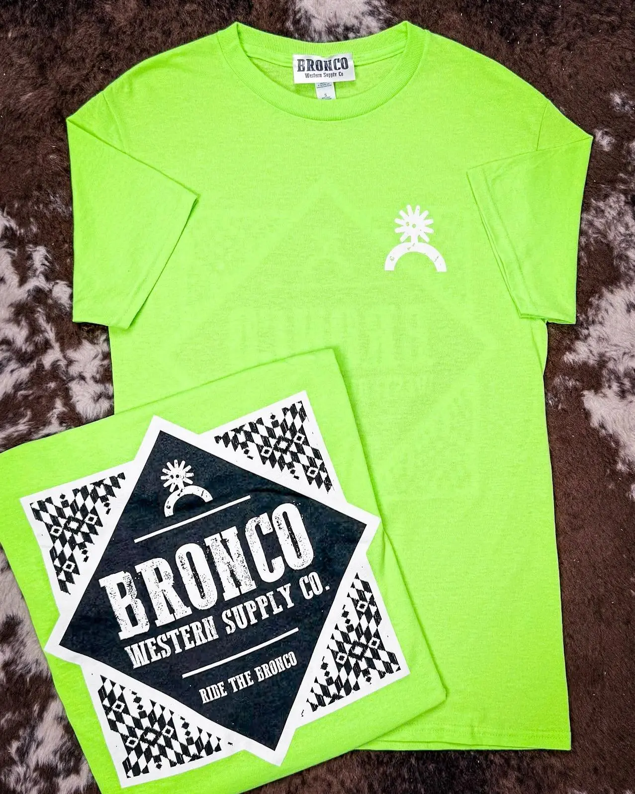 Unisex Oversized Ribbed Drape Shade Havasu Tee, Neon Green