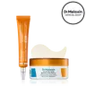 [Dr.Melaxin Official] Retinal Eye Care Duo, 2-Piece | MELA-C·E Ferulic Eye Cream + TX-Kojic Acid Retinal Eye Patch | Vitamin C & Retinal for Puffiness, Dark Circles & Fine Lines | Korean Skincare
