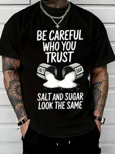 Men's Plus Size Short Sleeve T-Shirt, Creative Series Print, Loose Fit, Casual Fashion, Perfect for Daily Wear