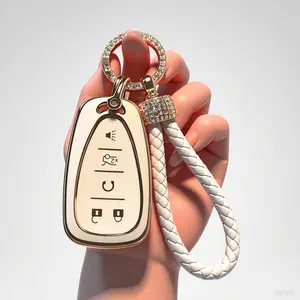 TPU Car remote Key Cover Case for Chevrolet Cruze volt Malibu Equinox Camaro 2016 2017 2018 2019 2020 2021 keychain holder key accessories