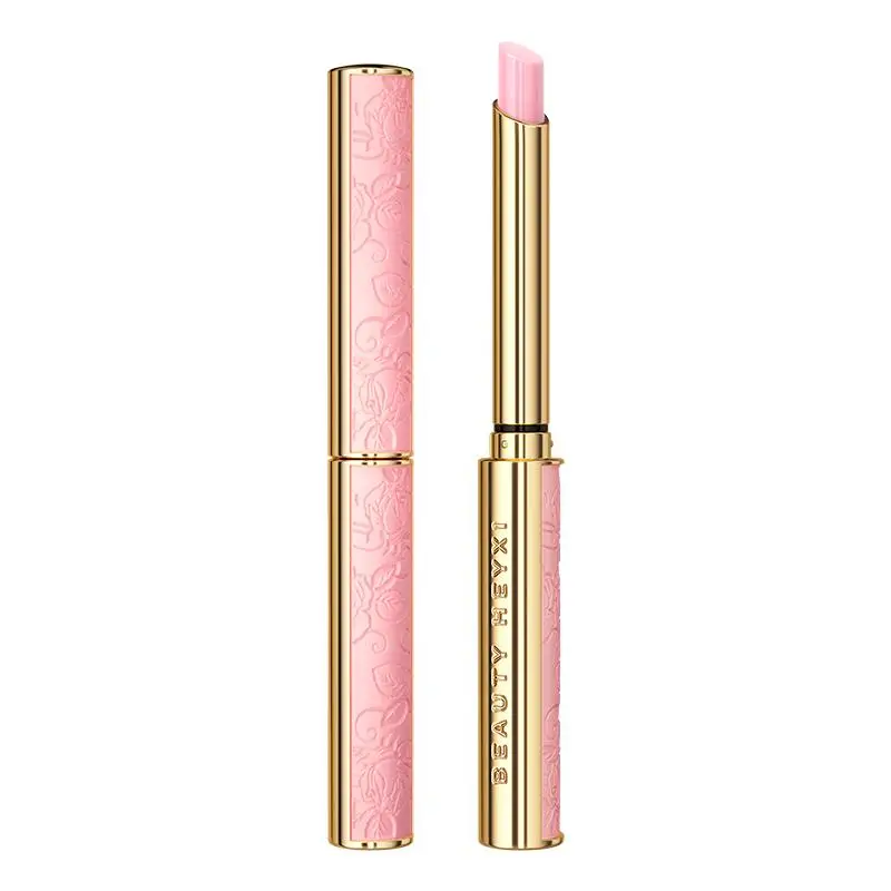 Small Nude Pink Temperature-Changing Lip Balm, Moisturizing & Hydrating Formula, pH Color-Changing Lip Tint Cosmetic, Lip Skincare, Nourishing Lip Moisturizer, Lightweight & Smooth
