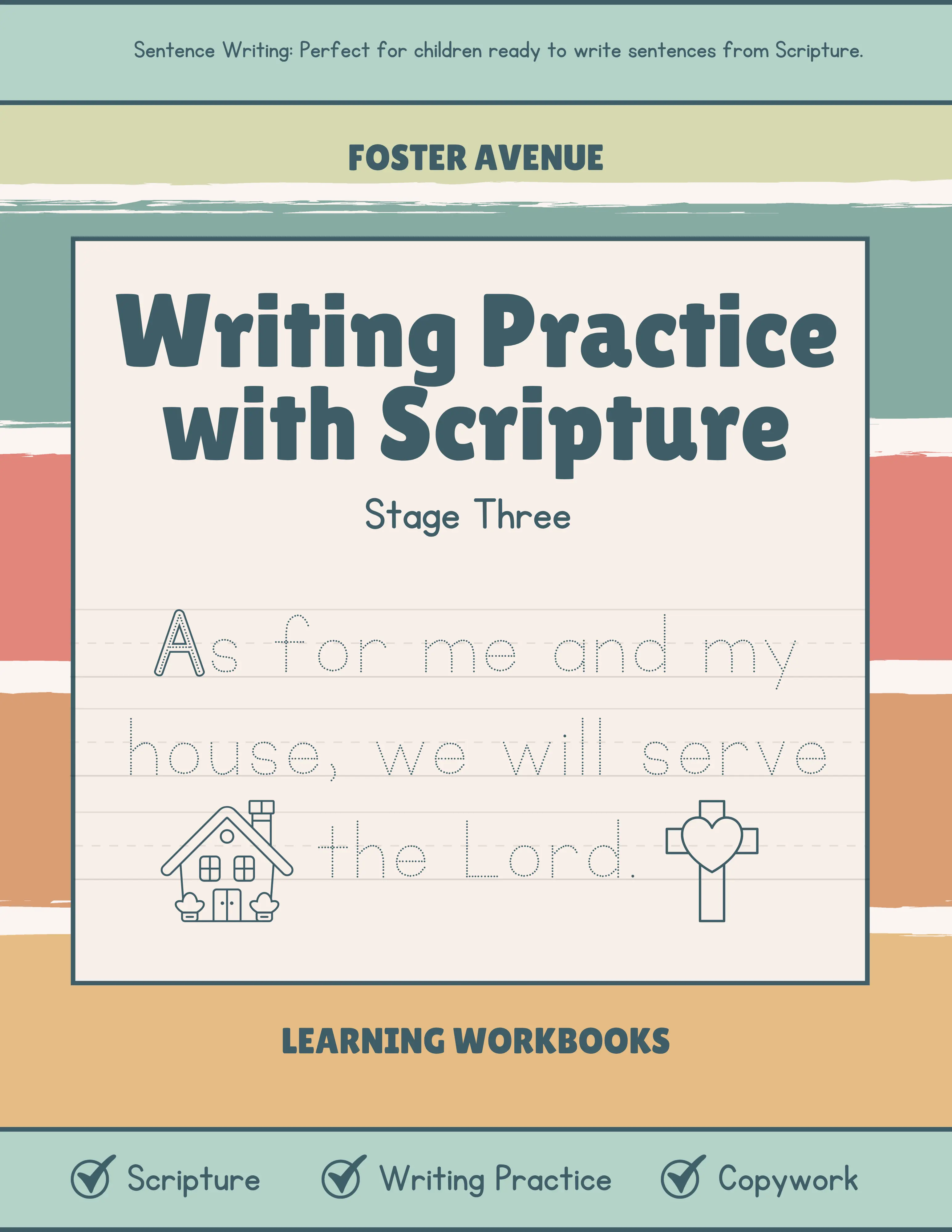 Writing Practice with Scripture Stage 3 (Sentence Writing and Copywork)
