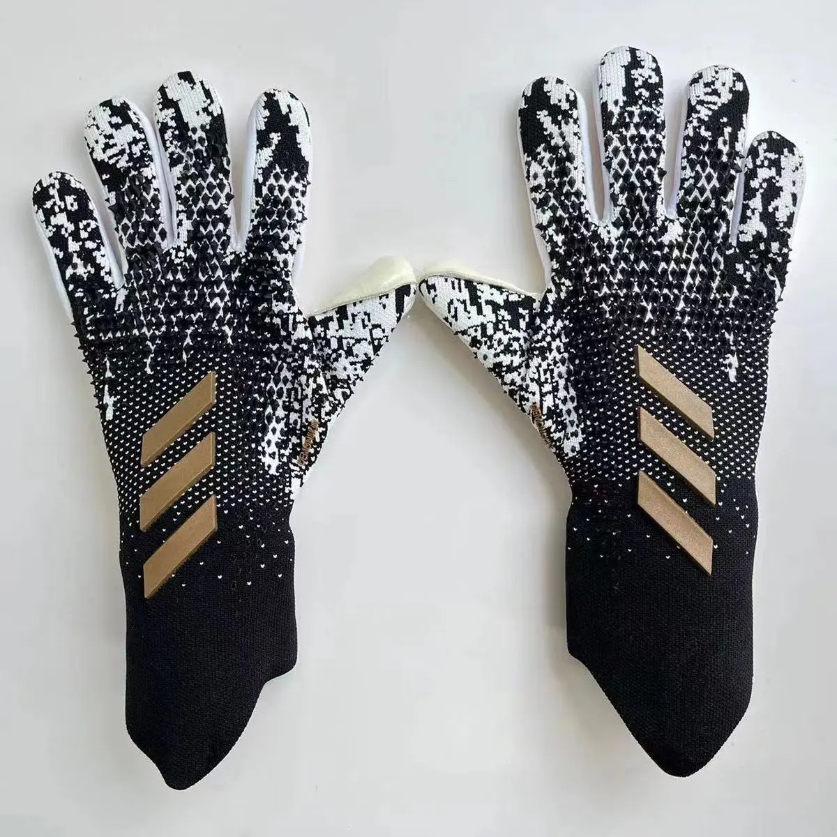 Falcon Football Professional Adult Children's Latex Fingerless Comfortable Breathable Wear Resistant Thickened Goalkeeper Gloves Goalkeeper