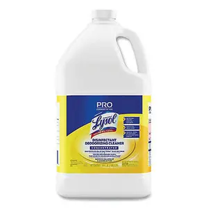 Lysol RAC99985 128 oz Lemon Scent Concentrate Deodorizing Cleaner