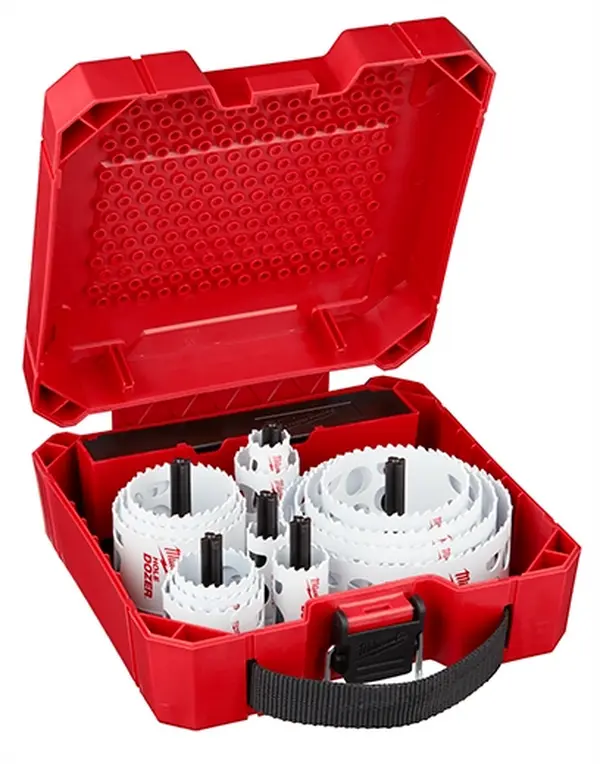Milwaukee 49-22-4105 HOLE DOZER™ Electricians Hole Saw Kit - 19PC, General Purpose, Hex Key, Thermoset Coating
