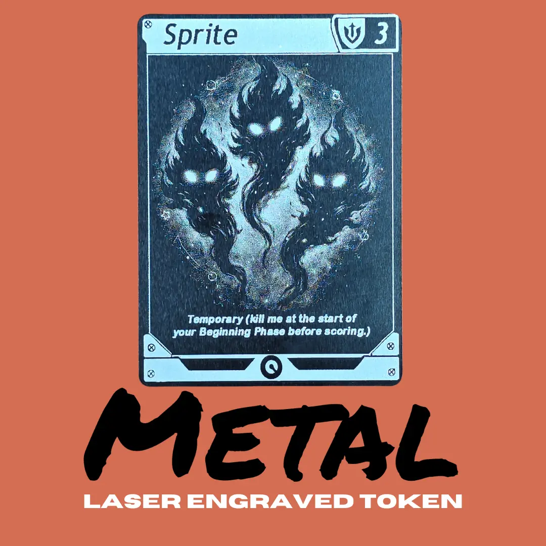 Metal Riftbound Sprite Token | Laser engraved league of legends game ...