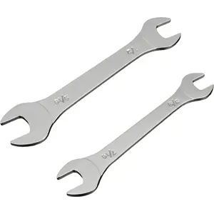 Super Thin Wrench,2 Pieces 3mm Ultra Thin Open End Wrenches Set SAE 3/8’’ 7/16’’ 1/2’’ 9/16’’ for Tight Spots Repair