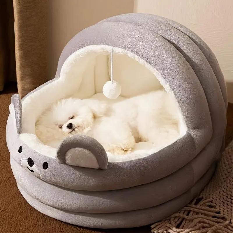 1pc Whisker Haven Detachable Nest Mat - Thick Fabric Pet Bed with Warmth Boost, No Excessive Bulk, Ideal for Indoor Relaxation, 1 Pc