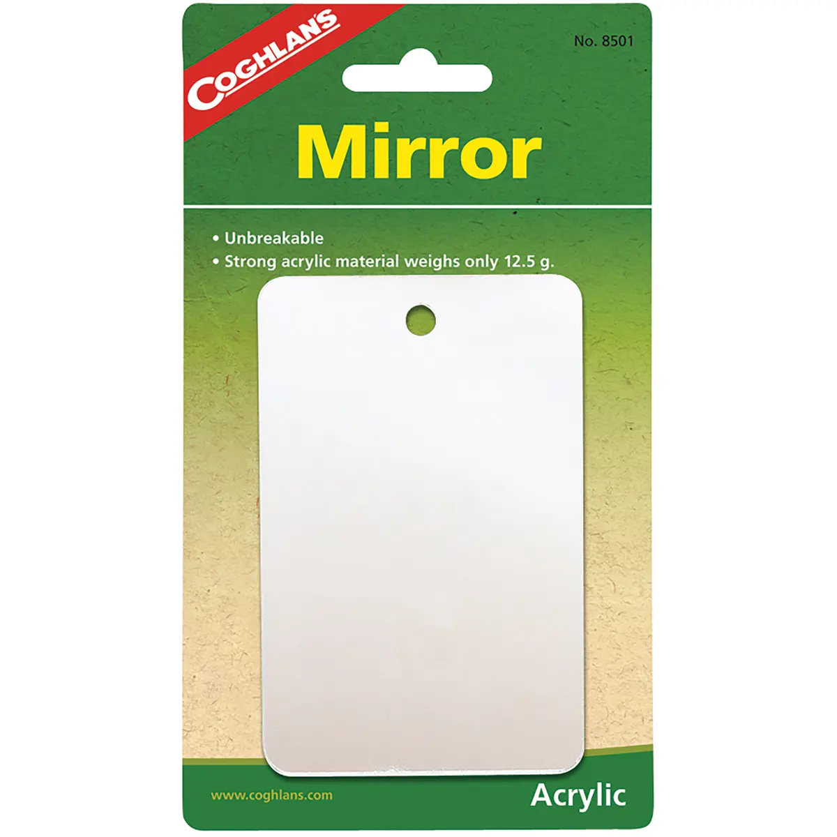 Coghlan's Featherweight Survival Mirror, Unbreakable Acrylic Signal Device, Handy and Light for Camping, Hiking & Emergency Kits