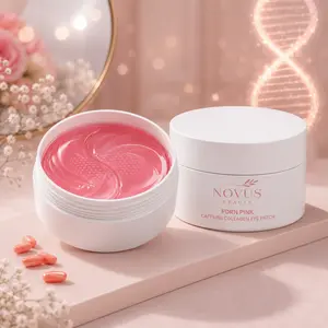 Novus Beauty Skin Repair Eye Mask with PDRN, Caffeine, Collagen, and Niacinamide skin repair formula