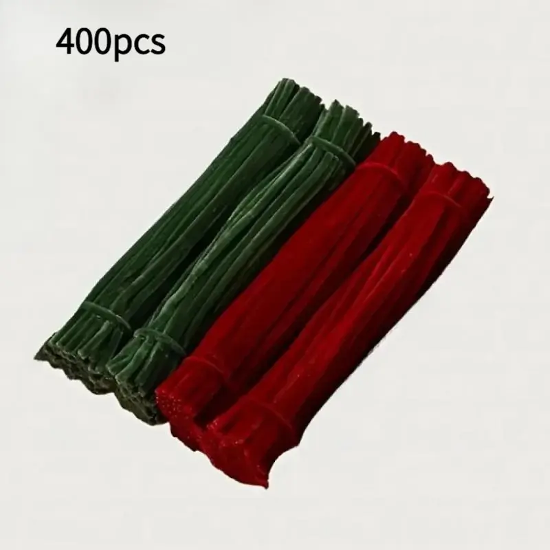 400 pieces of thick fluffy twist sticks for arts and crafts, perfect for making gifts, flowers, and holiday decorations, used for DIY projects in arts and crafts, easy to bend and shape