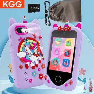 KGG Smart Learning Mini Phone, 32GB Large Memory Smart Learning Mini Phone with Lanyard & Storage Bag, Multifunctional Word Learning Phone for Students