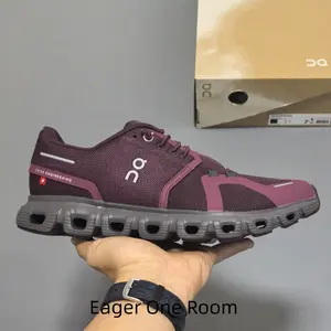 Burgundy grey lightweight cloud mesh women running sneakers segmented foam cushioned anti-slip rubber outsole for ladies jogging gym commute daily casual sports shoes