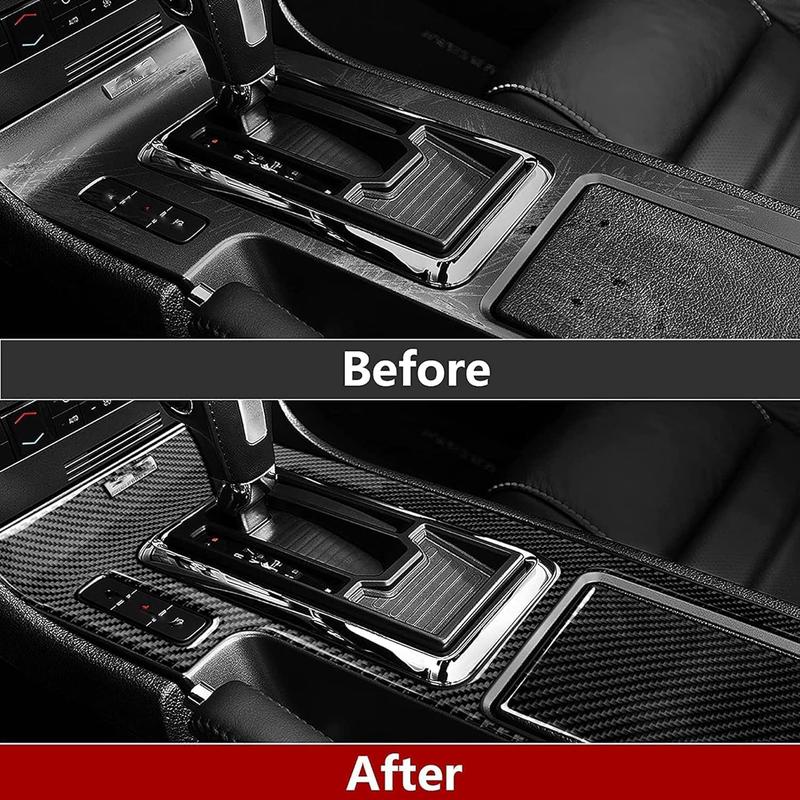 6D Black Carbon Fiber Vinyl Wrap Including Tool Kits, High Glossy Black Car Vinyl Film Roll, Air Release Technology Auto Accessories Wrap Car Motor DIY Interior Exterior 1ft x 5ft