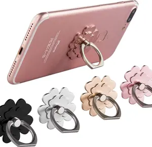 Cell Phone Ring Stand Finger Ring Holder 360 Rotation Phone Holder Ring Grip Compatible with Apple iPhone Samsung and Other Smart Phones or Phone Case 4-Pack