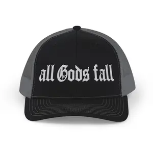 Trucker Cap — "all Gods fall" Gothic Snapback
