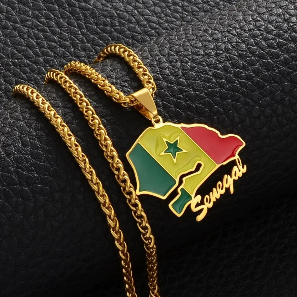 Senegal Necklace - Art Bracelet Pendant Jewerly Charms