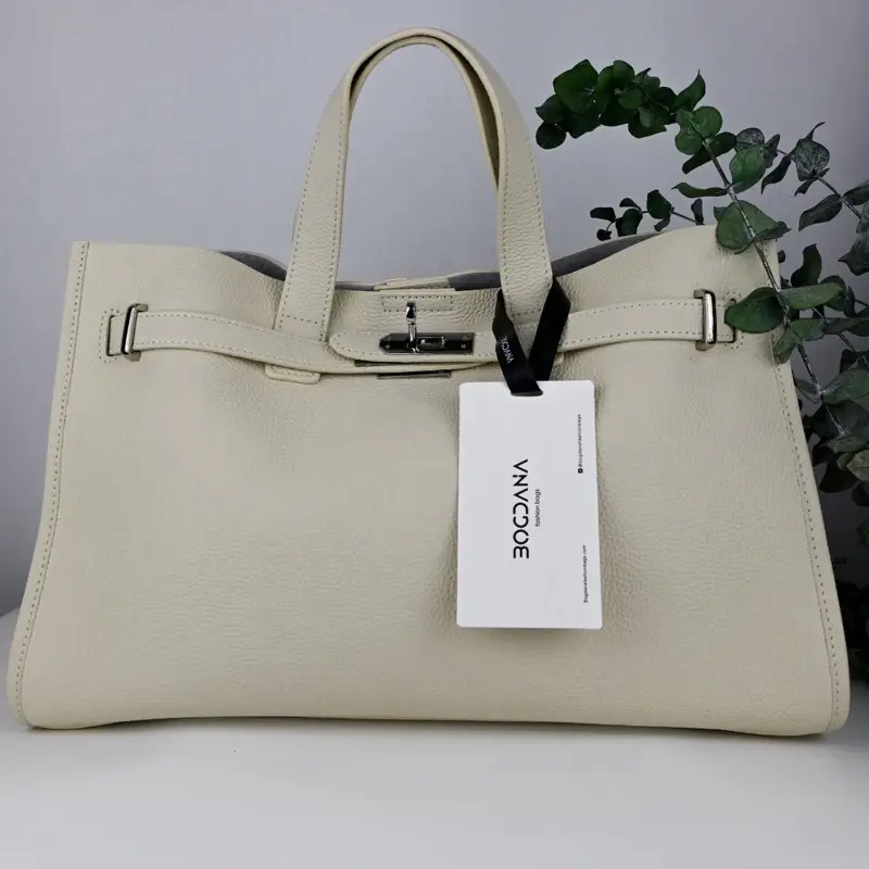 Urban Luxe — Genuine Leather Power Tote. Women’s shoulder bag