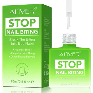 ALIVER STOP NAIL BITING,Safe formula, bitter nail guard water, prevents nail biting