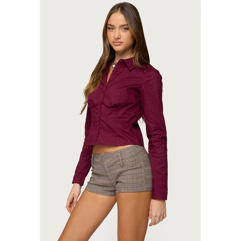 Laurna Tailored Button Up Shirt