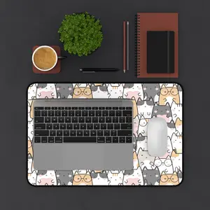 Cute Kawaii Cats Dest Mat