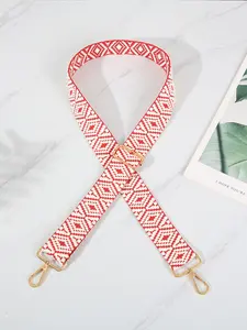 Adjustable Detachable Removable Wide Cross Shoulder Strap, Patterned Jacquard Belt, Ideal for Bag Making, Camera Modification, Travel Accessories