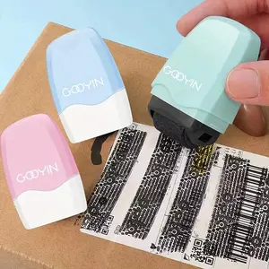 Portable Privacy Roller Stamp, 1 Count Single Count Confidential Address Information Smear Stamp, Office Stationery & Supplies, Office Accessories