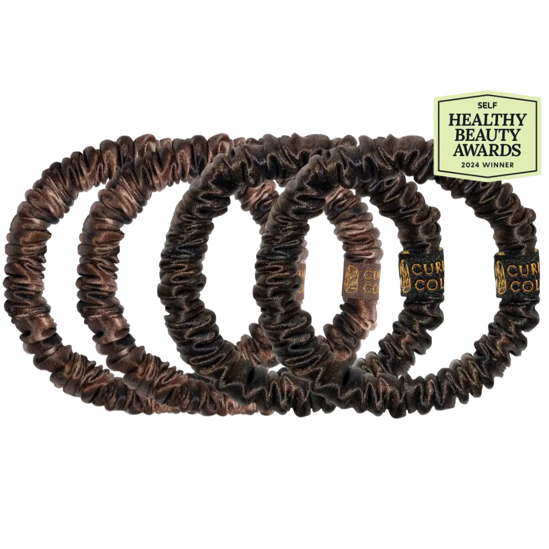 Medium Brunette / Deep Brunette - Hair Match Silk Scrunchies