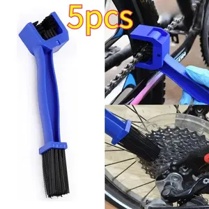 5PCS Universal Bicycle Chain Cleaner Cycling Chain Cleaning Brush Motorcycle Electric Vehicle Cleaning Tools Bike Care Accessories