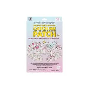 CATCH ME PATCH Esther Bunny Pore Care Strip – Ultra-Thin Waterproof Cosmetic Patch, 10 Count